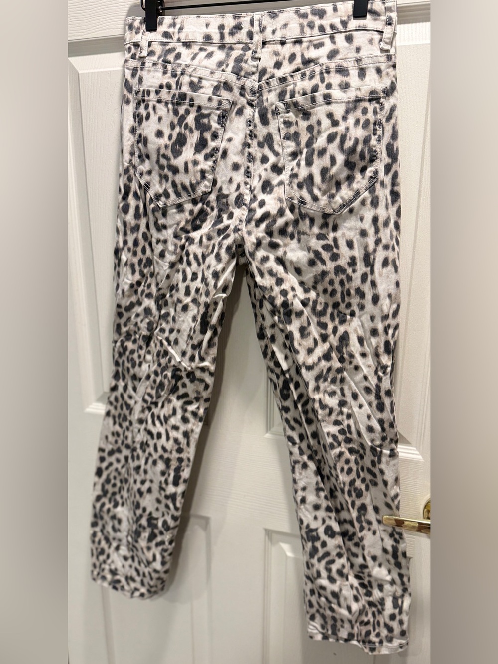 Kensie The Ella High Rise Straight Jeans Leopard Print Size 8/29 NWOT - Picture 6 of 10